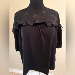 Gorgeous New Cece Black Blouse